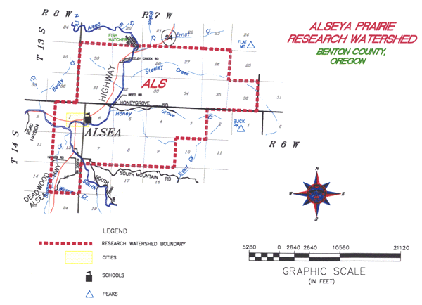 Alseya Prairie Research Watershed Closeup